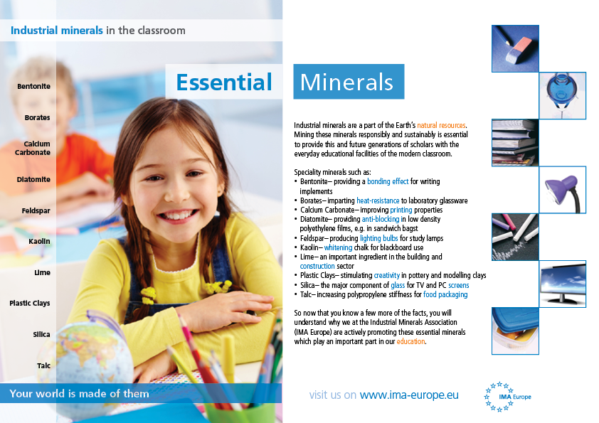 Industrial Minerals – in the Classroom